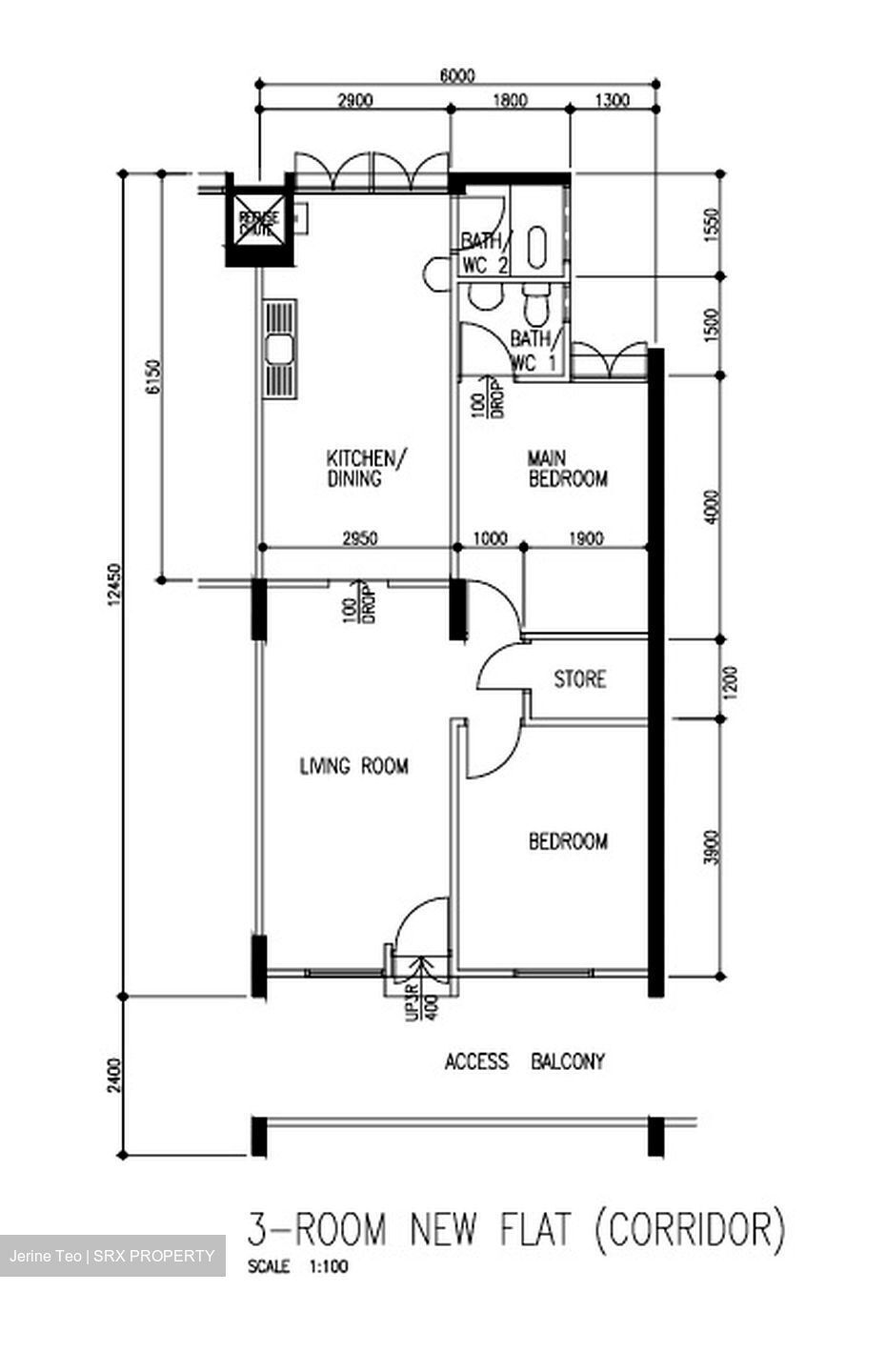 Blk 39 Bedok South Parkview (Bedok), HDB 3 Rooms #520785451